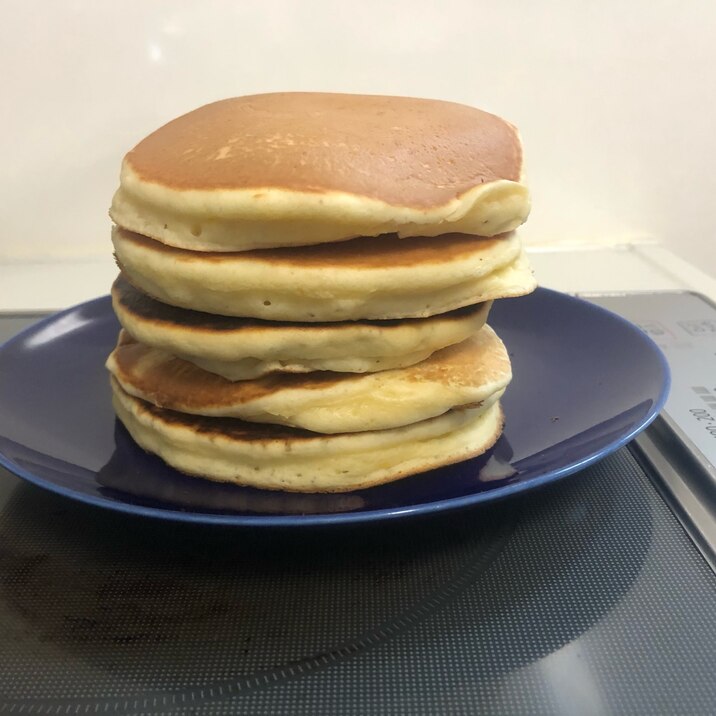 ふんわりお店屋さんみたいなホットケーキ